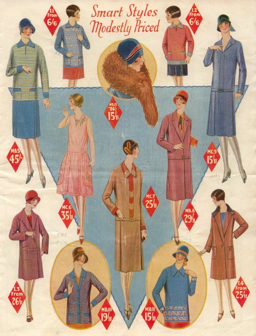 Flapper Catalogue Fashions Winns Circa Vintage Clothing