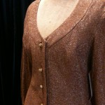 Late 1960s lurex dress size 14
